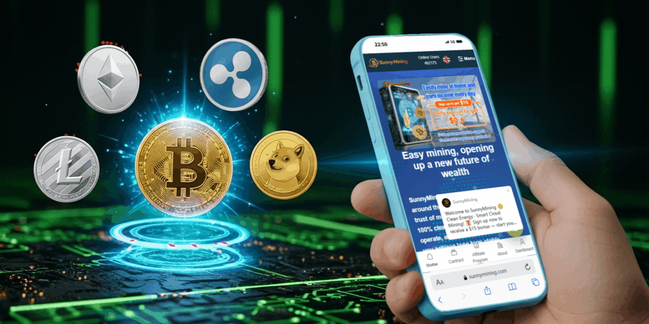 A New Cloud Mining Revolution: Sunny Mining Turns Every Smartphone into a Portable Mining Farm
